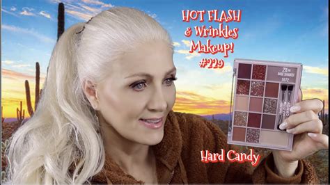 hot flash and wrinkles makeup 229 hard candy look pro palette bentlyk youtube