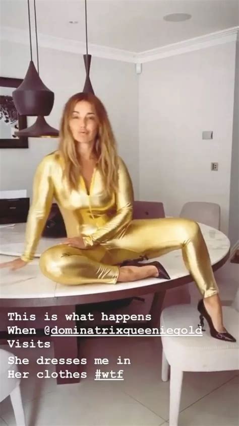Louise Redknapp Shows Off Flexibility In Skintight Dominatrix Catsuit Daily Star