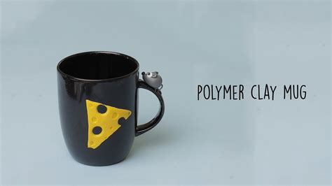 Polymer Clay Diy Polymer Clay Mug Decoration Youtube