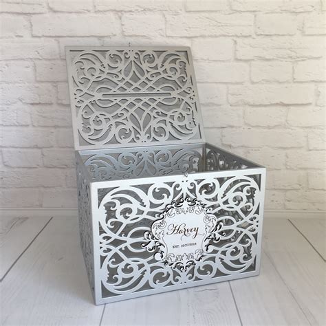 Fast turn around time, free shipping and design support! Wedding Card Box With Slot Lock Wedding money box Rustic ...