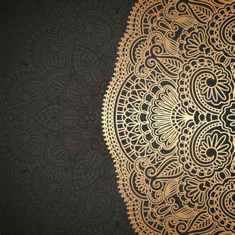 Lace Decorative Pattern Vector Background 03 For Free Download Free