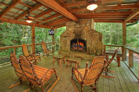 On the street of rushing road and street number is 133. Indian Creek Cabin in Gatlinburg Tennessee