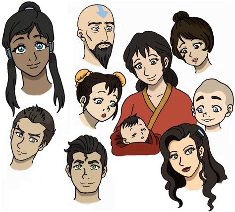 Avatar Legend Of Korra Characters By Suirenshinju On Deviantart