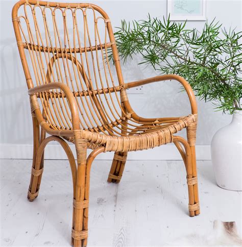 Wicker Bamboo Chair By Za Za Homes