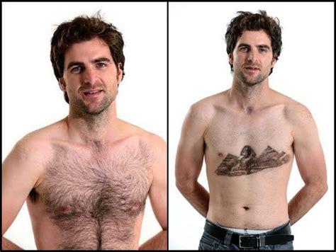 A Stylist Transforms Mens Hairy Chests Into Chest Hair Art