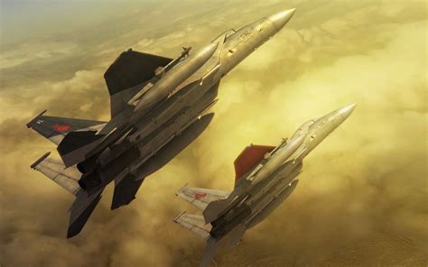Two gray-and-black fighter jets in sky HD wallpaper | Wallpaper Flare