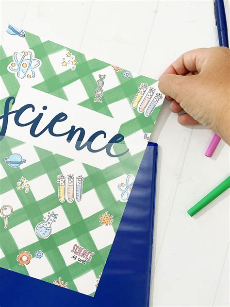 Free Printable Math And Science Notebook Covers