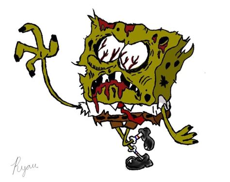 Plankton Spongebob Zombie