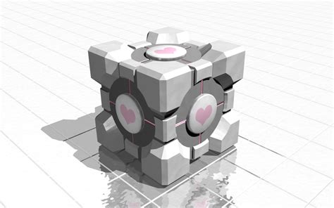 Weighted Companion Cube By Carlnewton On Deviantart