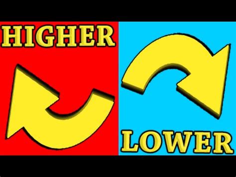 HIGHER OR LOWER? - YouTube