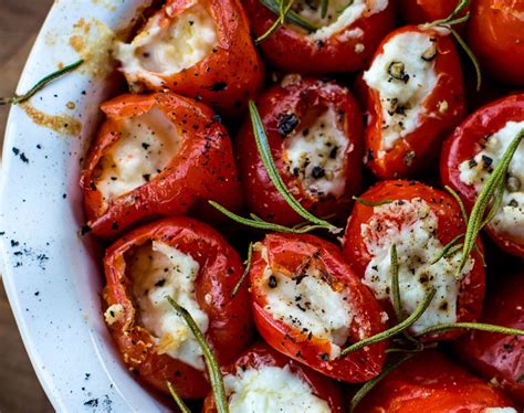 Grilled Goat Cheese Stuffed Piquillo Peppers