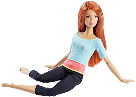 Kid Barbie Made To Move Barbie Doll Purple Top Exercise Yoga Model Toy