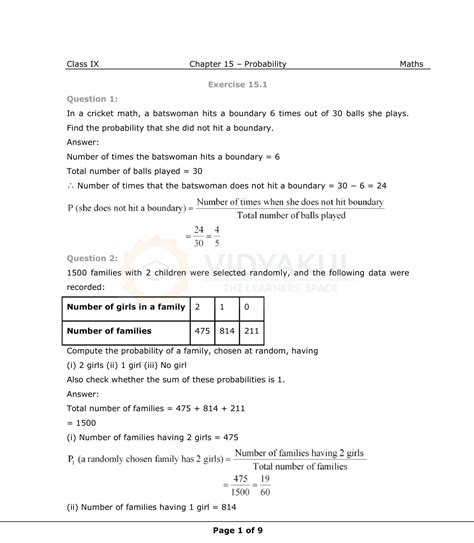 Get Here Ncert Solutions For Class 9 Maths Chapter 15 Ncert Solutions Class Ix Maths Includes