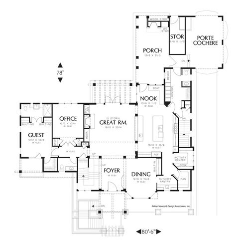 Craftsman House Plan 2447 The Senath 4270 Sqft 4 Beds 32 Baths