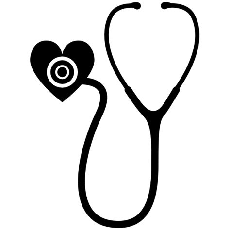 Stethoscope With Heart Sticker