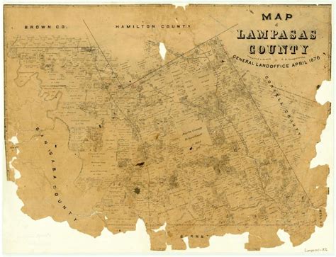 Lampasas County The Portal To Texas History