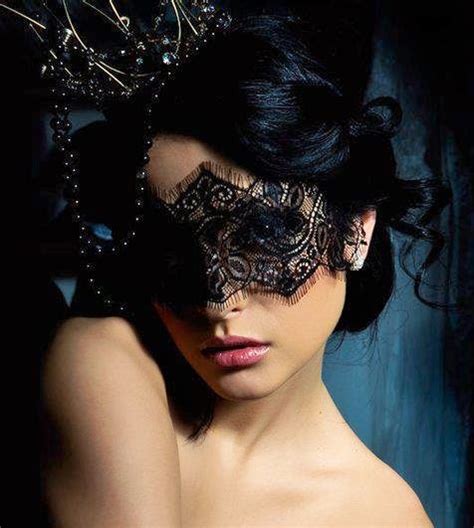 Dramatic Black Lace Face Mask Perfect For Masquerade Ball On Luulla