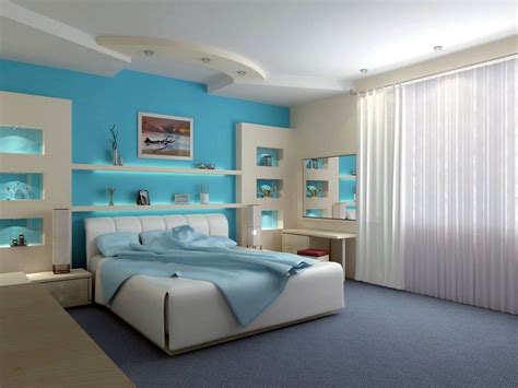 Silky Sea Blue Relaxing Paint Colors For Bedrooms