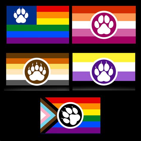Furry Lgbt Pride Flags Series Inanimorphs