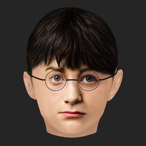 Harry Potter Head 3d Model By Nammichael