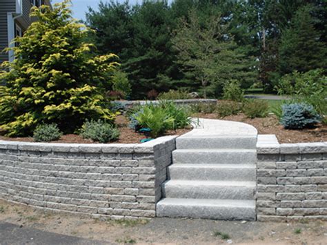 The main point that i am trying to get across here is that the addition of landings into a flight stairs does not change the the riser heights or the tread widths. Stone Steps, Stairs & Landings in Connecticut | Outdoor Granite Stairs