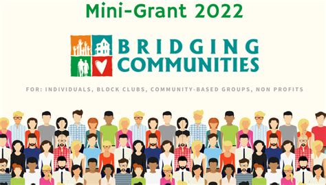 2022 Mini Grants For Community Improvement Bridging Communities