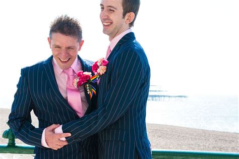 The First Legal Gay Wedding In England Phil And James · Rock N Roll Bride