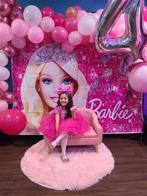 Girls Barbie Birthday Party Barbie Theme Party Girl Birthday Themes Birthday Party