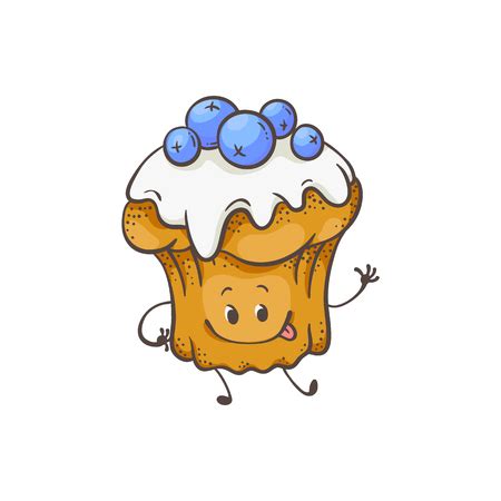 Vector Of Vector Illustration Of Muffin ID 128169687 Royalty Free