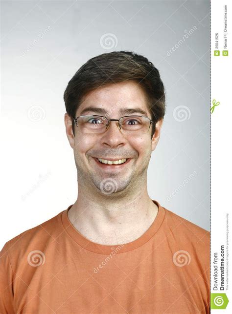 Funny Men With Glasses Stock Photo Image Of Brown Grimace 39041526