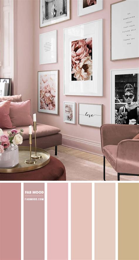 Rose Gold And Blush Pink Living Room Ideas