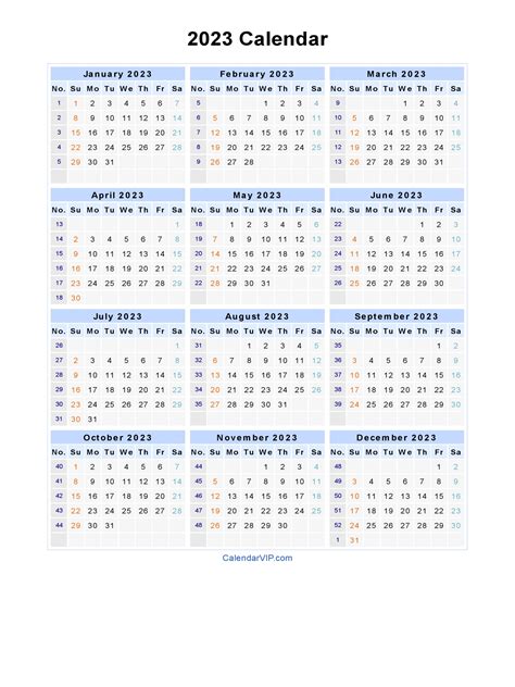 Download 2023 Printable Calendars Blank Printable Calendar 2023