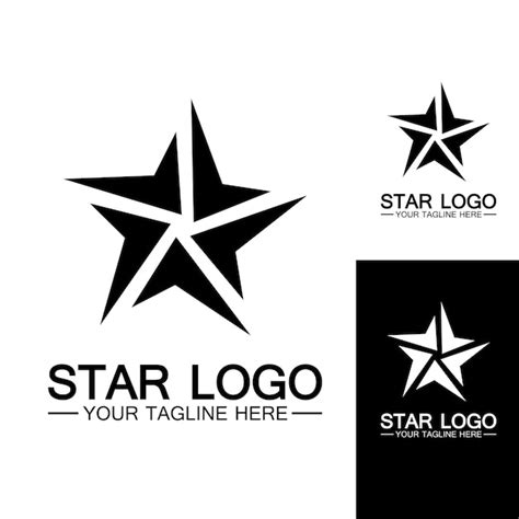 Premium Vector Star Logo Template Vector Icon Illustration Designvector