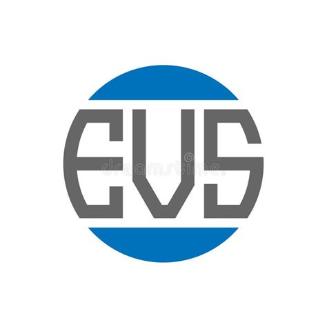 Evs Letter Logo Design On White Background Evs Creative Initials