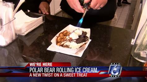 Polar Bear Rolling Ice Cream Offers Unique Sweet Icy Treats