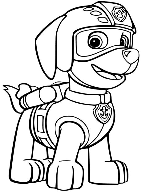 Free animals coloring pages animals coloring pages are pictures of many different species of animals to color. Paw Patrol Coloring Pages | Free Printable Coloring Page