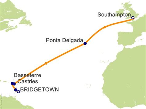 14 Night Caribbean Transatlantic Cruise On Britannia From Bridgetown