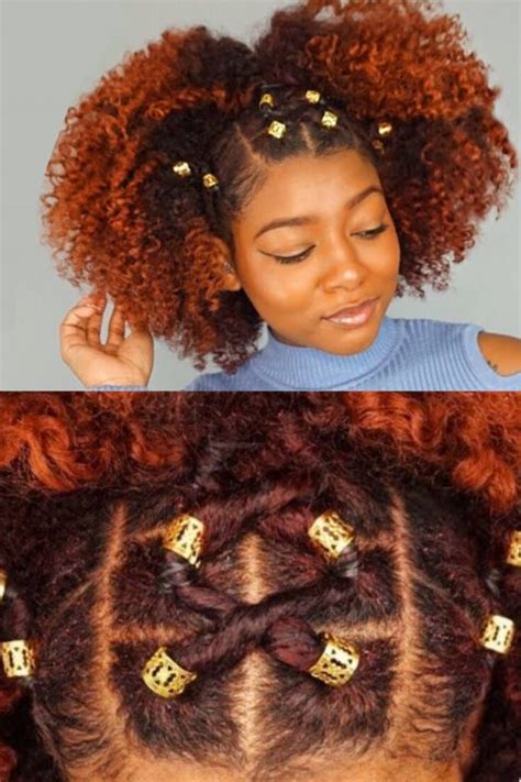 Most people love their natural hair yet they can't do without the artificial hair. 40 Easy Rubber Band Hairstyles on Natural Hair Worth Trying | Coils and Glory