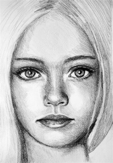 Best Ideas For Coloring Realistic Girl Face Drawing