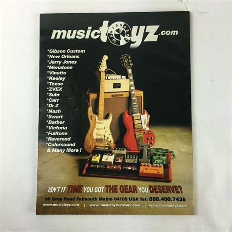 January 2008 Vintage Guitar Magazine Gibson Es 335td Doug Fieger Ted