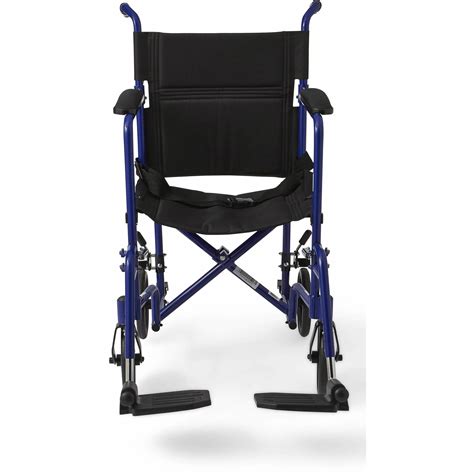 Medline Lightweight Aluminum Transport Wheelchair With 8 Wheelsswing