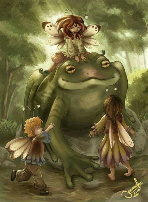 Fairies And Frogs Make The Best Of Friends Fantasy Fairy Fairy Art