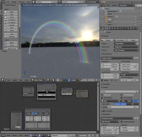Rainbow Material Materials And Textures Blender Artists Community