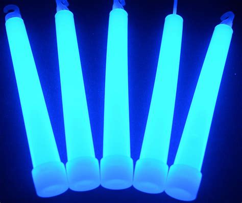 Glow Sticks Bulk Wholesale 25 6 Industrial Grade Blue Light Sticks