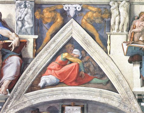 Michelangelo Buonarroti Sistine Chapel 12 Inch By 18 Inch Laminated