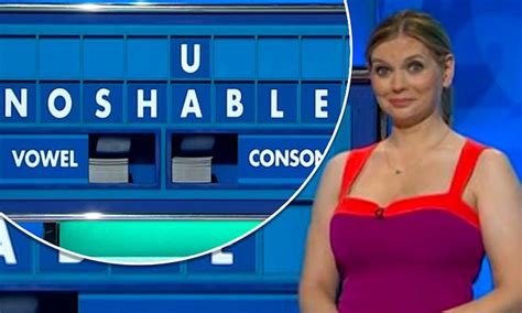 Countdowns Rachel Riley Is Left Red Faced As Giles Coren Spells Out
