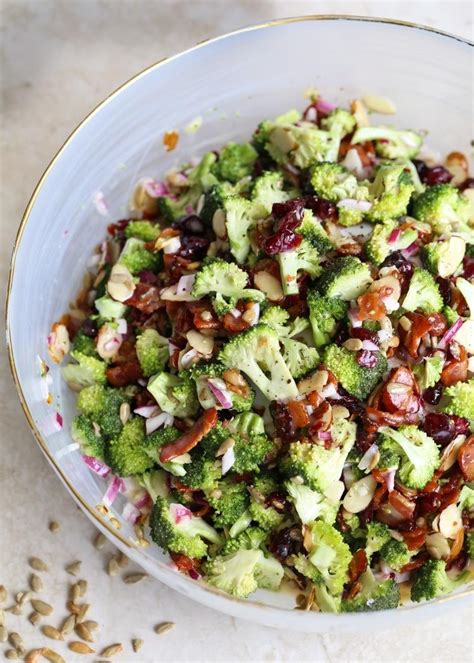 Broccoli Salad Recipe With A Homemade Mayo Dressing Great For Lunch Or