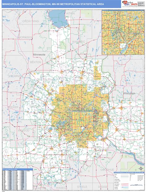 Minneapolis Metro Area Map