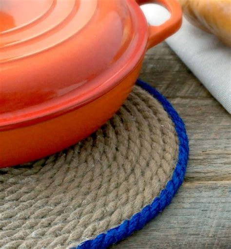 How To Make A Rope Trivet Everyday Dishes Diy Recipe Diy Dish