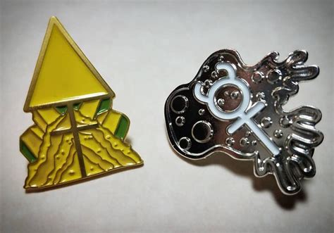 Mercury And Sulfur Alchemical Elemental Enamel Pins Check Out Our